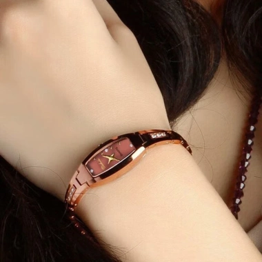 Đồng hồ cơ tự động Thụy Sĩ nữ dạ quang chống nước, thiết kế đơn giản lịch kép - Giá ưu đãi 146,969₫