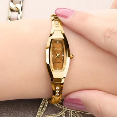 Đồng hồ cơ tự động Thụy Sĩ nữ dạ quang chống nước, thiết kế đơn giản lịch kép - Giá ưu đãi 146,969₫
