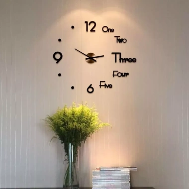 Đồng hồ dán tường 3D T8 PVN14.509 - Thiết kế hiện đại, giá chỉ 35.500 VND giảm 8.000 VND