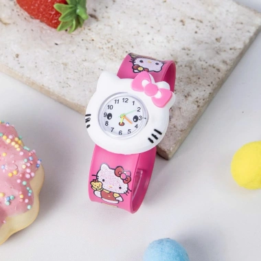 Đồng hồ đập tay trẻ em hoạt hình mèo Helo Kityi - Dễ thương, màu tươi sáng, giá 170.000₫