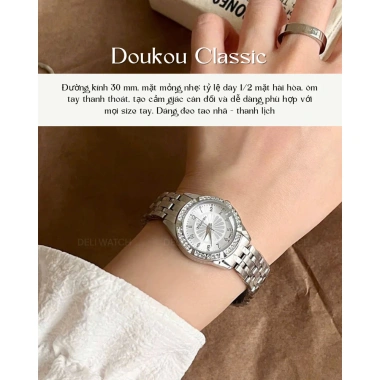 Đồng hồ Dây Thép Doukou 30mm Chống Nước, Thép Không Gỉ + Dụng Cụ Cắt Mắt - 165k 4 Đồng hồ Dây Thép Doukou 30mm Chống Nước, Thép Không Gỉ + Dụng Cụ Cắt Mắt - 165k 4