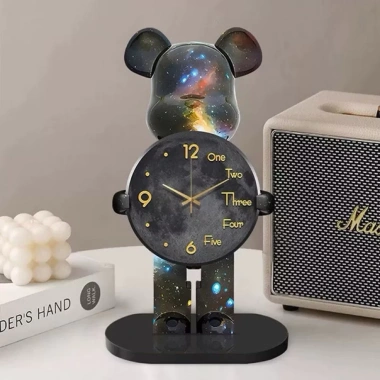 Đồng hồ để bàn Bearick Siu Đáng Iu - Kim trôi không tiếng ồn, giá 62.099₫