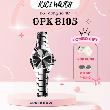 Đồng Hồ Đeo Tay Nữ OPK 8.105 Thép Không Gỉ, Chống Nước, Giá 280.000₫ - Giảm Giá Sốc