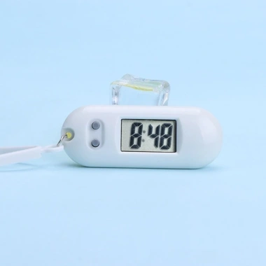 Đồng Hồ Điện Tử Mini Dạng Móc Khóa Hình Bầu Dục 2 Phong Cách Sinh Viên - Kỹ Thuật Số Hiển Thị Thời Gian, Giá 42.900đ 3