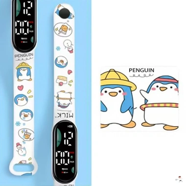 Đồng hồ điện tử thể thao in hoạt hình tối giản, dễ đọc - Giá chỉ 34.100 VND, giảm mạnh 6