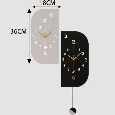 Đồng hồ góc hai mặt LED treo tường, tối giản chạy pin có con lắc - Phù hợp phòng khách, ngủ, văn phòng - Giá 572.000₫ 9 Đồng hồ góc hai mặt LED treo tường, tối giản chạy pin có con lắc - Phù hợp phòng khách, ngủ, văn phòng - Giá 572.000₫ 9