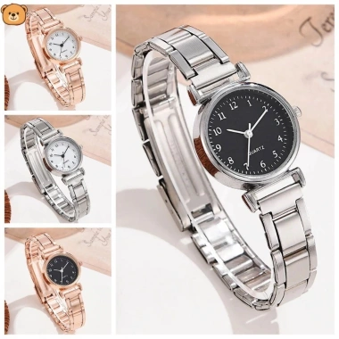 Đồng hồ kỹ thuật số nữ - Mô phỏng thạch anh, thép không gỉ, dây đeo sang trọng, 67.100₫