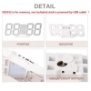 Đồng hồ LED 3D để bàn decor - Tặng dây 1m và pin, chỉ 79.999₫ (giá gốc 101.599₫) 7
