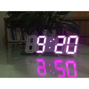 Dong ho LED 3D TN828 - Treo tường & Để bàn, Thông minh, Giá rẻ 83.000 VND, giảm từ 101.260