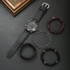 Đồng Hồ Nam Dark Style Mặt Số Lớn, Vòng Tay Đa Cách Combo Giảm Giá 119.900₫ 2