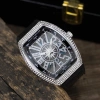 Đồng hồ nam Franck Muller DH402 thể thao đính đá cao cấp, bảo hành 12 tháng, tặng hộp và vòng tay 3