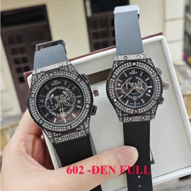 Đồng hồ nam nữ HB 602 Luxury unisex cặp đôi dây cao su hương vani giá 159.000 3 Đồng hồ nam nữ HB 602 Luxury unisex cặp đôi dây cao su hương vani giá 159.000 3