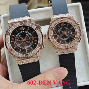 Đồng hồ nam nữ HB 602 Luxury unisex cặp đôi dây cao su hương vani giá 159.000 6 Đồng hồ nam nữ HB 602 Luxury unisex cặp đôi dây cao su hương vani giá 159.000 6
