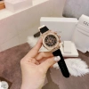 Đồng hồ nam nữ HB 602 Luxury unisex cặp đôi dây cao su hương vani giá 159.000 7