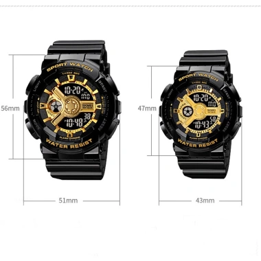 Đồng Hồ Nam SKMEI 1.688 Hai Màn Hình Kỹ Thuật Số Thể Thao, Chống Thấm Nước - Giá 215.000
