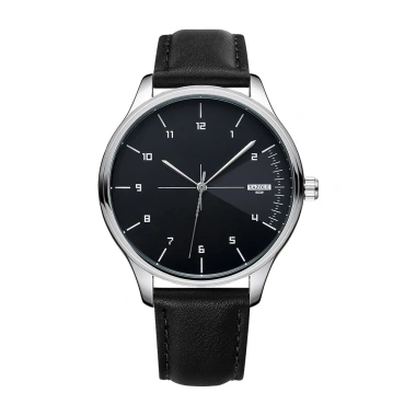 Đồng hồ nam Y502 42mm mặt đen thạch anh - Nam tính, thời trang công sở, giá chỉ 199.000₫