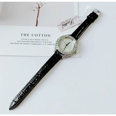 Đồng hồ nữ chính hãng Scottie SC 9.355 đá sáng, dây da thời thượng - Giá 480.000₫ 5
