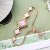 Đồng Hồ Nữ Cỏ Bốn Lá Đính Kim Cương Mặt Nhỏ Dây Rút Điều Chỉnh - Giá 130.000 Giảm Từ 169.000 2