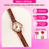 Đồng hồ nữ dây da chính hãng GEDI GD01 mặt nhỏ tròn retro vintage nữ tính - 260.700₫ 10