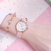Đồng Hồ Nữ Dây Da Mặt Hình Mèo Phản Quang - Chống Thấm Nước, Vòng Tay Thời Trang 7