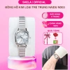 Đồng hồ nữ dây kim loại NAIDU ND05 mặt vuông thời trang trẻ trung, chống nước 3ATM – chỉ 169.000₫
