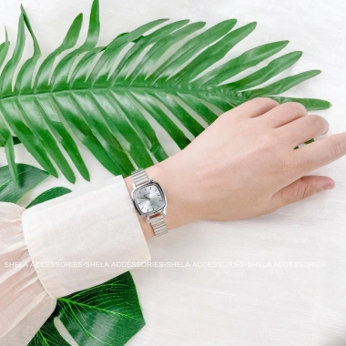 Đồng hồ nữ dây kim loại NAIDU ND05 mặt vuông thời trang trẻ trung, chống nước 3ATM – chỉ 169.000₫