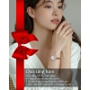 Đồng Hồ Nữ Dây Thép Laura Viền Đá Hàn Quốc Sáng Da - Tặng Cắt Mắt Dây DL 3.841 3