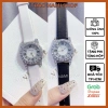 Đồng hồ nữ Dimini dây da đẹp mềm êm nhẹ, đá full viền cực xinh - Giá chỉ 109k