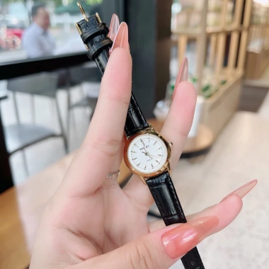 Đồng hồ nữ Hale AH348 dây da nhỏ xinh, máy nhật, chống nước, giá ưu đãi 185k