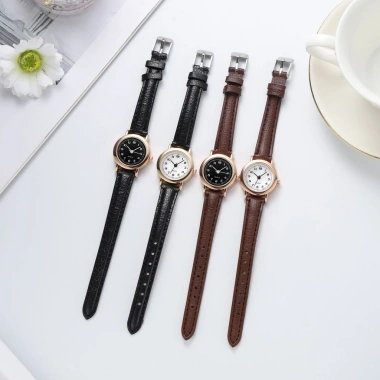 Đồng hồ nữ học sinh THCS phong cách Hàn Quốc Retro, mặt số nhỏ, dây mỏng, dễ thương – giá 42.900₫ 2