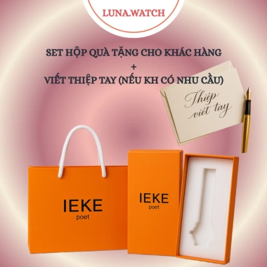 Đồng Hồ Nữ IEKE E116 Mặt Chữ Nhật Hiện Đại, Quartz, Mặt La Mã, Chống Nước 3ATM 389.000 VND