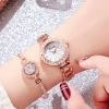 Đồng Hồ Nữ Jaxina Dây Thép Không Gỉ Mặt Đính Đá - Giá chỉ 45.000 VNĐ, giảm mạnh