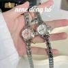 Đồng hồ nữ JW mặt tròn 23mm dây hợp kim bốn màu, tặng hộp pin + dụng cụ thâu dây - 86.700₫