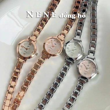 Đồng hồ nữ JW mặt tròn 23mm dây hợp kim bốn màu, tặng hộp pin + dụng cụ thâu dây - 86.700₫ 2