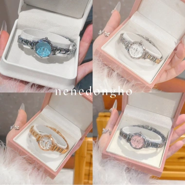 Đồng hồ nữ JW mặt tròn 23mm dây hợp kim bốn màu, tặng hộp pin + dụng cụ thâu dây - 86.700₫ 6