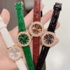Đồng Hồ Nữ Melissa Dây Da Gương Cao Cấp Bền Bỉ Thiết Kế Siêu Xinh Giá 129k