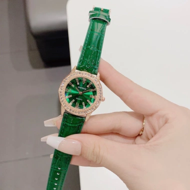 Đồng Hồ Nữ Melissa Dây Da Gương Cao Cấp Bền Bỉ Thiết Kế Siêu Xinh Giá 129k