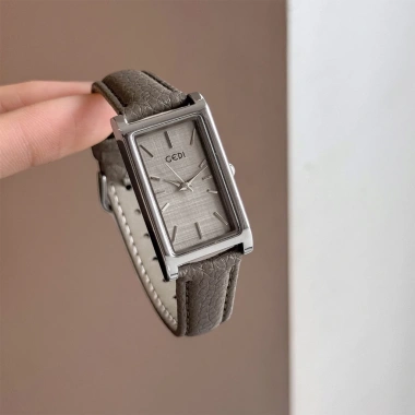 Đồng hồ nữ Retro cổ điển vuông thạch anh dây da thanh lịch - quà tặng thời trang 10 Đồng hồ nữ Retro cổ điển vuông thạch anh dây da thanh lịch - quà tặng thời trang 10