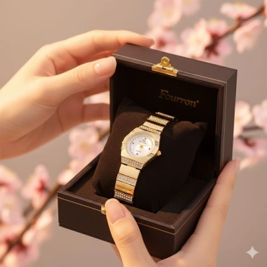Đồng hồ nữ sang trọng BS Bs01 Quartz - Đá lấp lánh, chống nước, giá 169.000 VND 6
