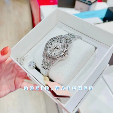 Đồng hồ nữ Scottie mặt tròn full đính đá sang trọng - Giá ưu đãi 450.000₫ 4