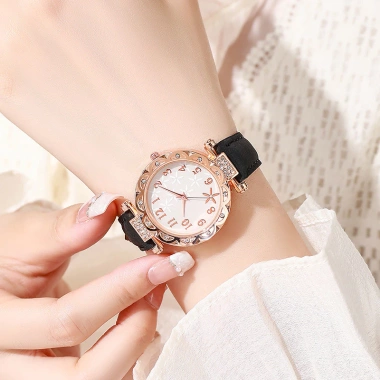 Đồng hồ nữ thạch anh dây da 4 màu - Bộ sưu tập thanh lịch, quà Valentine và Tết, giảm giá 61.000₫ 6