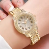 Đồng hồ nữ thanh lịch Sleek 5 bộ mặt tròn thạch anh kim cương giả zircon, giá ưu đãi 74.800 đồng 5