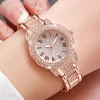 Đồng hồ nữ thanh lịch Sleek 5 bộ mặt tròn thạch anh kim cương giả zircon, giá ưu đãi 74.800 đồng 6