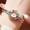 Đồng hồ nữ thời trang vòng tay bầu dục đổi màu dần ánh sáng cầu vồng – sang trọng, giảm giá 22% chỉ 77.550₫ 2