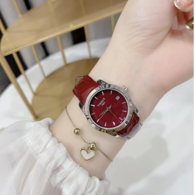 Đồng hồ nữ Tissot - Dây da bóng mềm, thời trang, chống xước, tặng pin - 250.000₫ 3