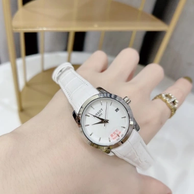 Đồng hồ nữ Tissot - Dây da bóng mềm, thời trang, chống xước, tặng pin - 250.000₫ 4