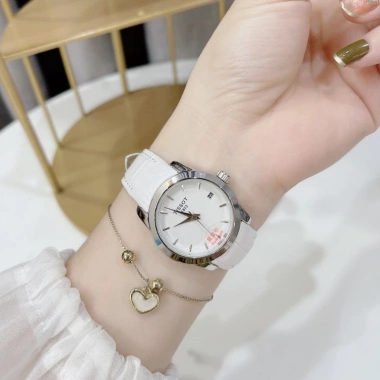 Đồng hồ nữ Tissot - Dây da bóng mềm, thời trang, chống xước, tặng pin - 250.000₫ 6
