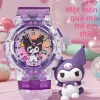 Đồng hồ phát sáng Kuromi cho trẻ em - Màu sắc rực rỡ, đèn ngủ tiện lợi, giá 121.837 VND