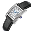 Đồng Hồ Quartz Nữ Màu Trắng Chống Thấm Nước, Dây Da Thời Trang - Mã 8.806 4