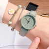 Đồng hồ thạch anh nữ MKEB da cổ điển mặt tròn, dây da giả Colo, thời trang, quà tặng - 52.470 VND 6